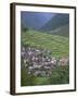 Rice Terraces and Village, Banaue, Unesco World Heritage Site, Luzon, Philippines-Christian Kober-Framed Photographic Print