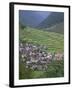 Rice Terraces and Village, Banaue, Unesco World Heritage Site, Luzon, Philippines-Christian Kober-Framed Photographic Print