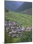 Rice Terraces and Village, Banaue, Unesco World Heritage Site, Luzon, Philippines-Christian Kober-Mounted Photographic Print