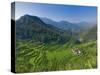 Rice Terraces of Bangaan at Banaue, Luzon Island, Philippines-Michele Falzone-Stretched Canvas