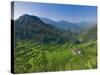 Rice Terraces of Bangaan at Banaue, Luzon Island, Philippines-Michele Falzone-Stretched Canvas