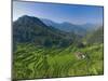 Rice Terraces of Bangaan at Banaue, Luzon Island, Philippines-Michele Falzone-Mounted Photographic Print