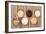 Rice Varieties In Olive Wood Spoons Over Hessian Background-marilyna-Framed Art Print