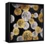 Rich Dandelions-Jace Grey-Framed Stretched Canvas