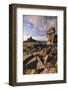 Rich Evening Sunlight at Great Staple Tor, Dartmoor National Park, Devon, England. Winter (January)-Adam Burton-Framed Photographic Print