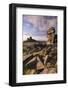 Rich Evening Sunlight at Great Staple Tor, Dartmoor National Park, Devon, England. Winter (January)-Adam Burton-Framed Photographic Print