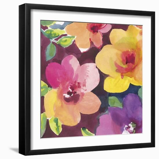 Rich Florals-Sandra Jacobs-Framed Giclee Print