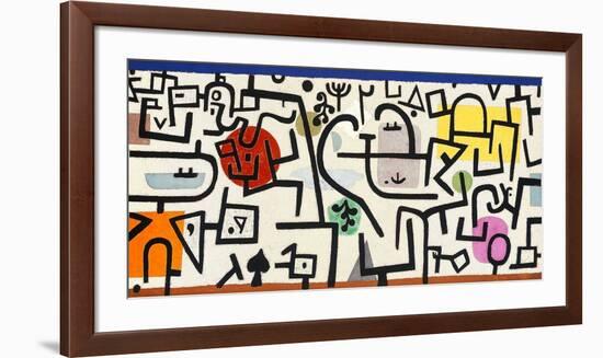 Rich Harbour (detail)-Paul Klee-Framed Giclee Print