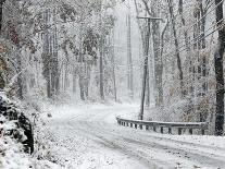 October Snow-Rich Schultz-Framed Stretched Canvas