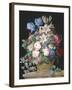 Rich Still Life of Flowers in a Basket-Alexandre-Francois Desportes-Framed Giclee Print