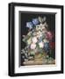 Rich Still Life of Flowers in a Basket-Alexandre-Francois Desportes-Framed Giclee Print