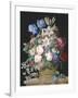 Rich Still Life of Flowers in a Basket-Alexandre-Francois Desportes-Framed Giclee Print