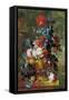 Rich Still Life of Flowers-Jan van Huysum-Framed Stretched Canvas