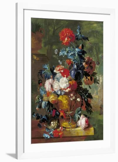 Rich Still Life of Flowers-Jan van Huysum-Framed Giclee Print