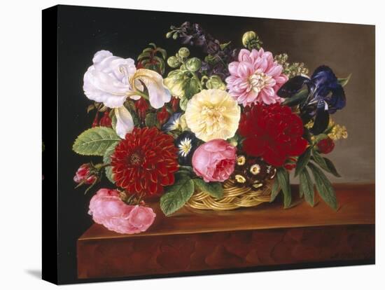 Rich Still Life of Flowers-Mathias Grove-Stretched Canvas