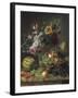 Rich Still Life of Fruit and Flowers-Marie-josephine Hellemans-Framed Giclee Print