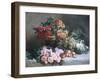 Rich Still Life of Fruit and Flowers-Pierre Bourgogne-Framed Giclee Print