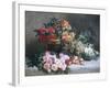 Rich Still Life of Fruit and Flowers-Pierre Bourgogne-Framed Giclee Print