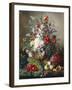 Rich Still Life of Lilac and Roses-Amalie Kaercher-Framed Giclee Print