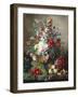 Rich Still Life of Lilac and Roses-Amalie Kaercher-Framed Giclee Print