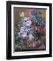 Rich Still Life of Summer Flowers-Camille de Chantereine-Framed Art Print