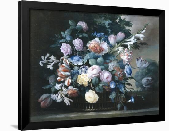 Rich Still Life of Summer Flowers-Elise Bruyere-Framed Premium Giclee Print