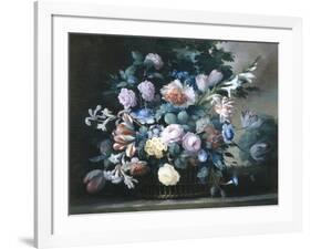 Rich Still Life of Summer Flowers-Elise Bruyere-Framed Giclee Print