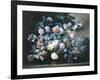 Rich Still Life of Summer Flowers-Elise Bruyere-Framed Giclee Print