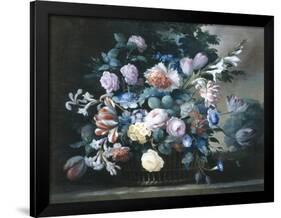 Rich Still Life of Summer Flowers-Elise Bruyere-Framed Giclee Print