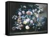 Rich Still Life of Summer Flowers-Elise Bruyere-Framed Stretched Canvas