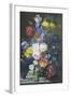 Rich Still Life of Summer Flowers-Sebastian Wegmayr-Framed Giclee Print