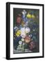 Rich Still Life of Summer Flowers-Sebastian Wegmayr-Framed Premium Giclee Print