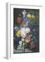 Rich Still Life of Summer Flowers-Sebastian Wegmayr-Framed Premium Giclee Print