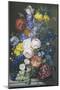 Rich Still Life of Summer Flowers-Sebastian Wegmayr-Mounted Premium Giclee Print