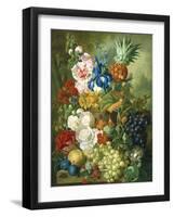 Rich Still Life of Summer Flowers-Georgius Jacobus J. van Os-Framed Giclee Print