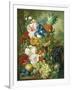 Rich Still Life of Summer Flowers-Georgius Jacobus J. van Os-Framed Premium Giclee Print