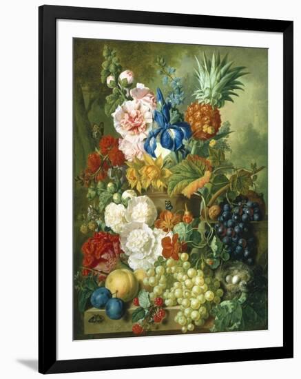 Rich Still Life of Summer Flowers-Georgius Jacobus J. van Os-Framed Giclee Print