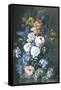 Rich Still Life with a Bird's Nest-Sebastian Wegmayr-Framed Stretched Canvas