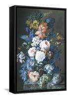 Rich Still Life with a Bird's Nest-Sebastian Wegmayr-Framed Stretched Canvas