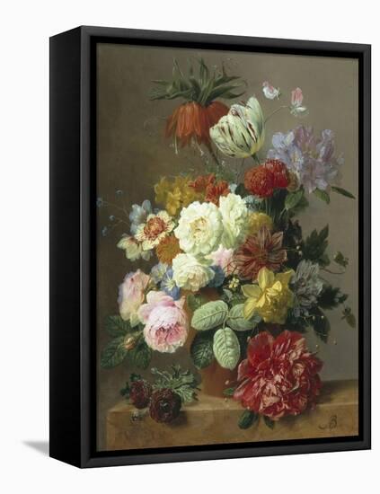 Rich Still Life-Arnoldus Bloemers-Framed Stretched Canvas