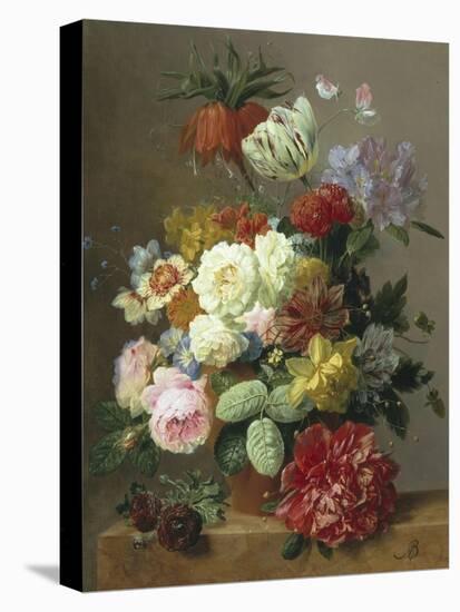 Rich Still Life-Arnoldus Bloemers-Stretched Canvas