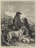 Dogs and Pheasant, 1840-Richard Ansdell-Giclee Print