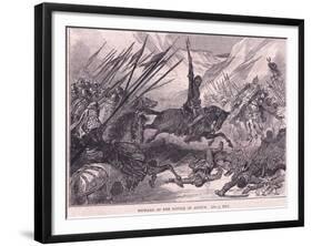 Richard at the Battle of Azotus Ad 1191-Francois Edouard Zier-Framed Giclee Print