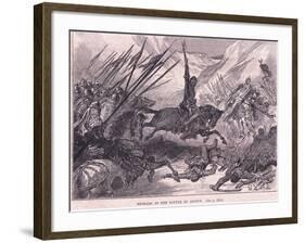Richard at the Battle of Azotus Ad 1191-Francois Edouard Zier-Framed Giclee Print