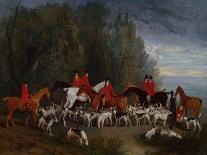 W. Head, Huntsman to the Donnington Hounds, Engraved by J.W. Giles (1801-70) 1837-Richard Barrett Davis-Framed Giclee Print