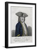 Richard (Beau) Nash, British Dandy, 18th Century-John June-Framed Giclee Print