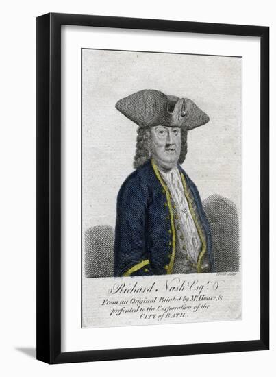 Richard (Beau) Nash, British Dandy, 18th Century-John June-Framed Giclee Print