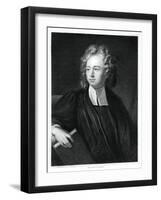 Richard Bentley, English Theologian, Classical Scholar and Critic-J Posselwhite-Framed Giclee Print