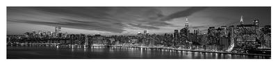 Manhattan Bridge and Skyline II-Richard Berenholtz-Art Print