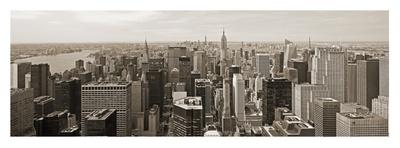 Manhattan Bridge and Skyline II-Richard Berenholtz-Art Print